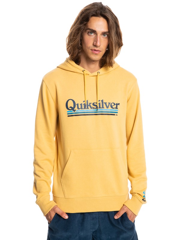 Quiksilver mikina On The Line Hood rattan Velikost: XL