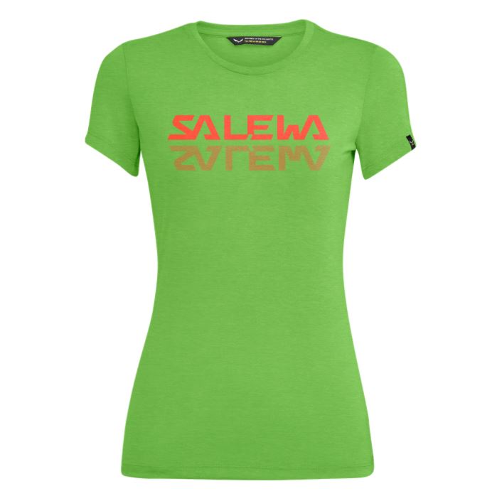 Levně Salewa tričko Graphic Dry W T-Shirt pale frog