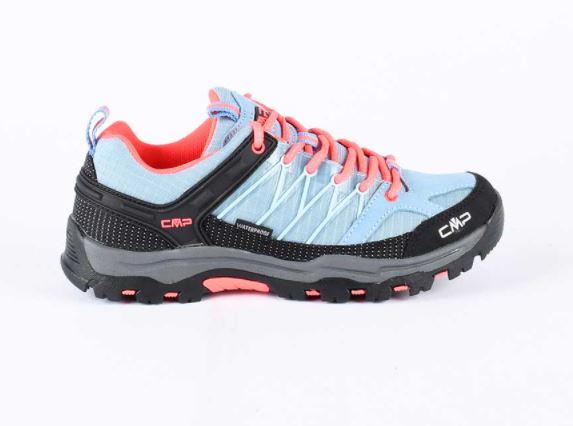 Levně CMP obuv Rigel Low Trekking Shoe Kids WP light blue