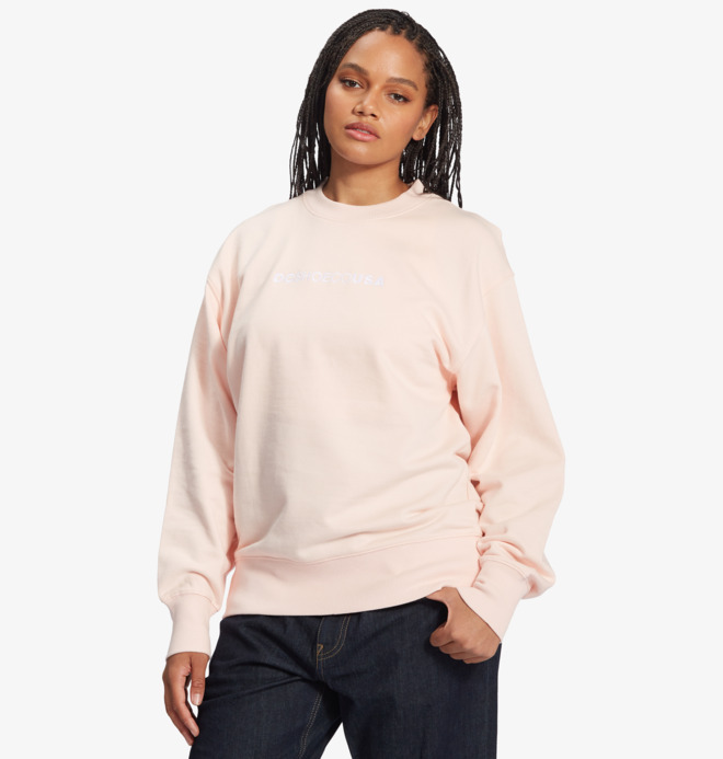 DC mikina Effortless gossamer pink Velikost: M