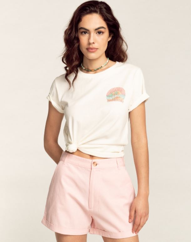 Billabong šortky Beach Sun pale pink Velikost: 28