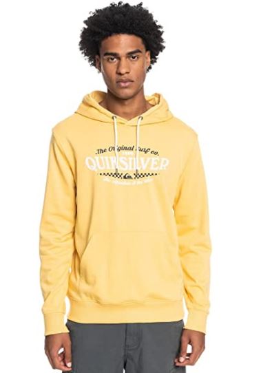 Quiksilver mikina Check On It Hood rattan Velikost: M