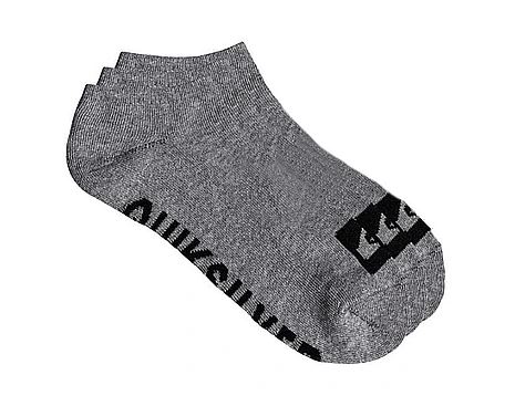 Levně Quiksilver ponožky 3 Ankle Pack light grey