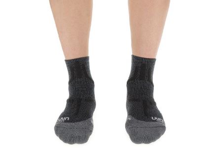 Levně UYN ponožky Lady Trekking 2In Low Cut Socks grey anthracite