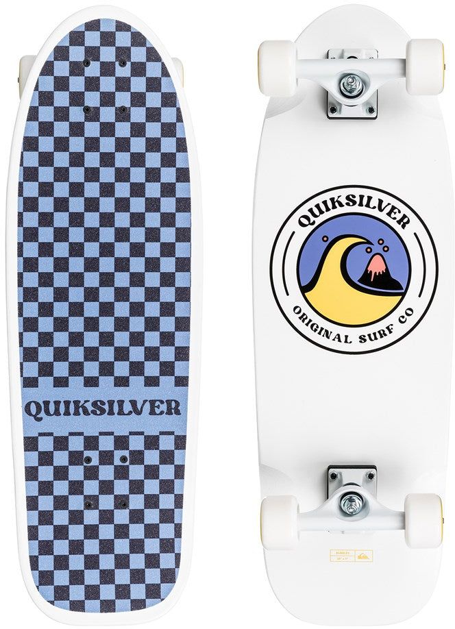 Levně Quiksilver skateboard Bubbles 28” x 9” white