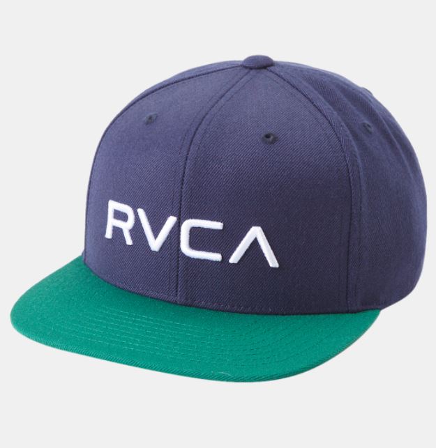 Levně RVCA kšiltovka Twill Snapback navy/green