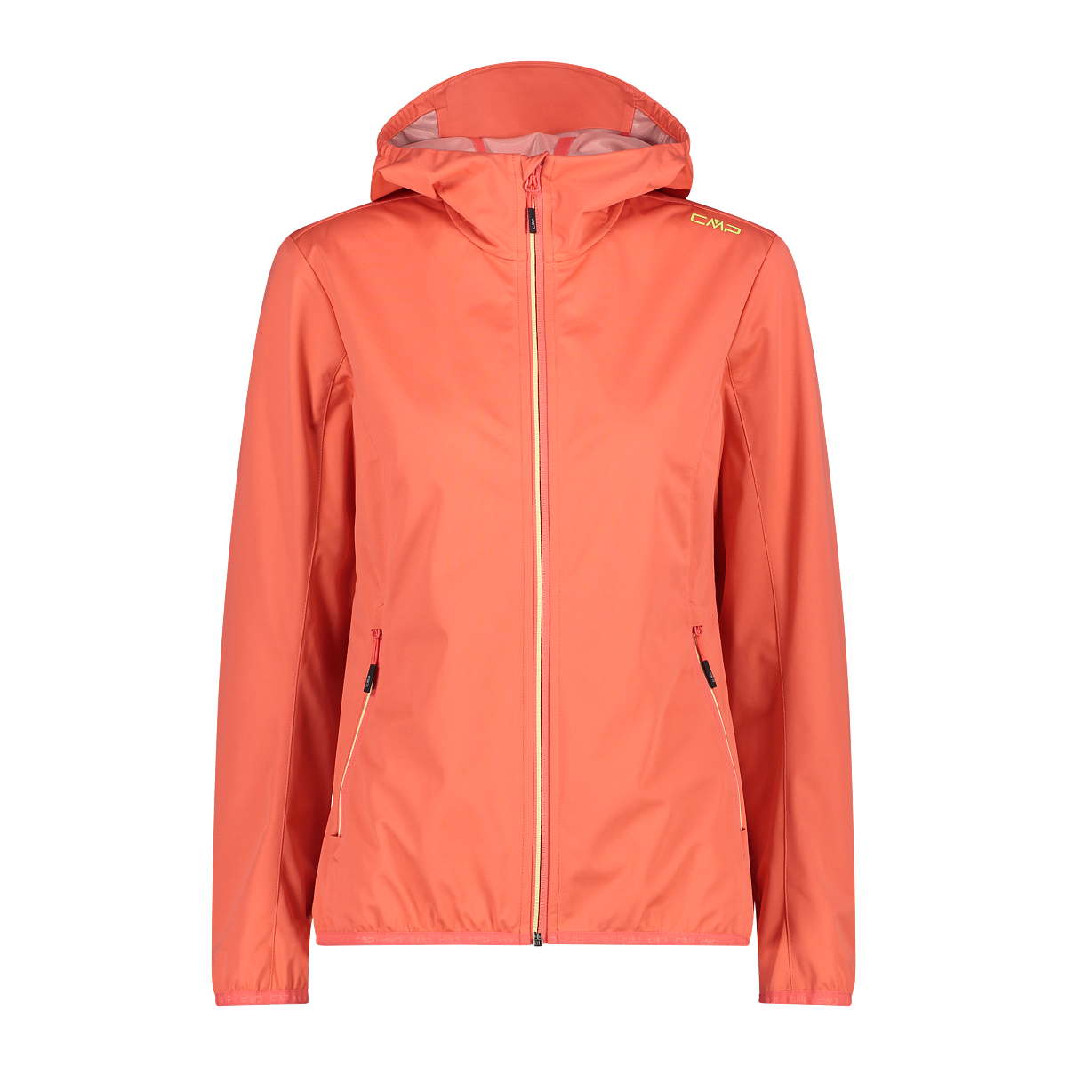CMP bunda Woman Jacket Fix Hood orange Velikost: 36