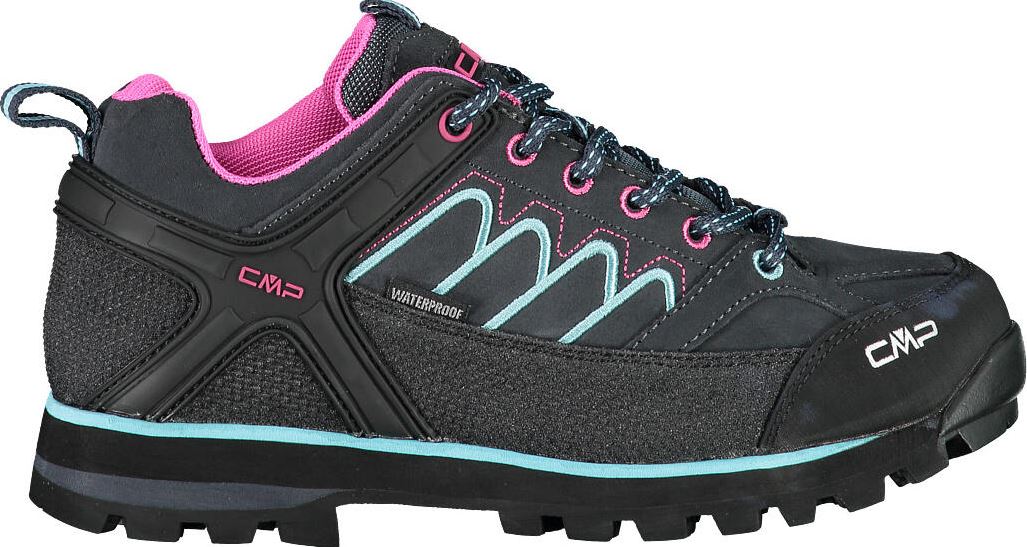 Levně CMP obuv Moon Low Wmn Trekking Shoe Wp Anthracite-Aqua