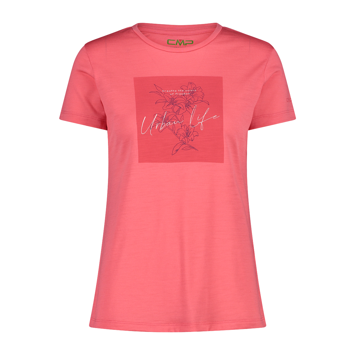 CMP tričko Woman T-Shirt pink Velikost: 36
