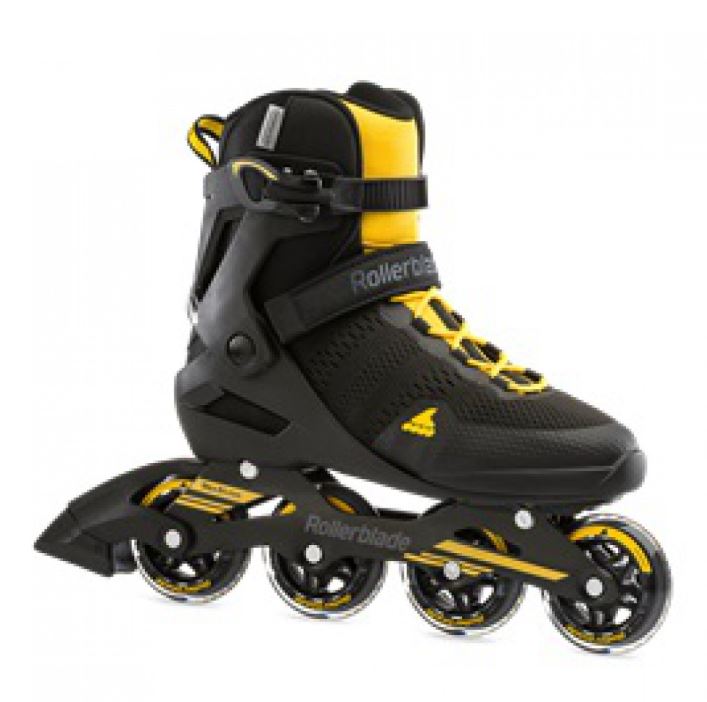 Rollerblade brusle Inlineskate Spark 80 M black/yellow Velikost: 27