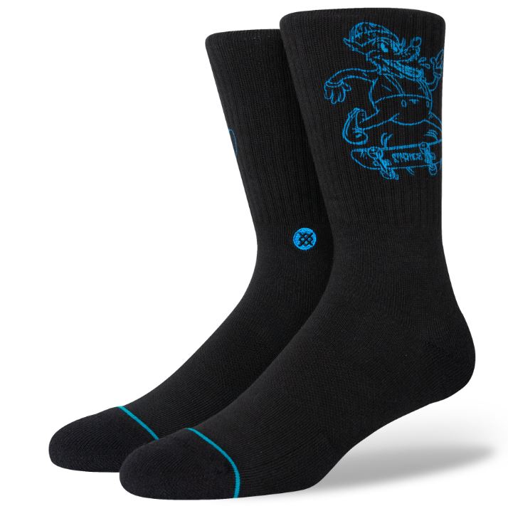 Stance ponožky Wolfman black Velikost: L