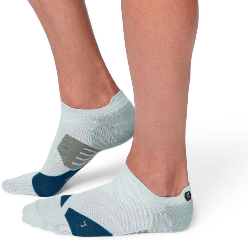 On Running ponožky Low Sock grey/denim Velikost: 46-47