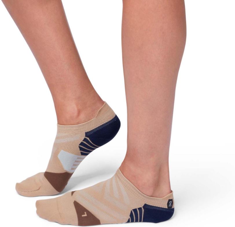 On Running ponožky Low Sock rosebrown/grey Velikost: 36-37