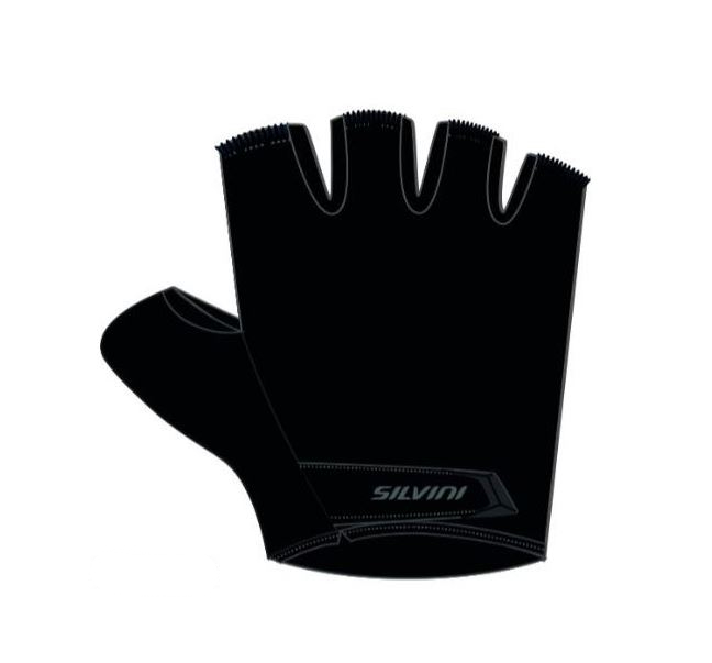 Levně Silvini rukavice Aspro black