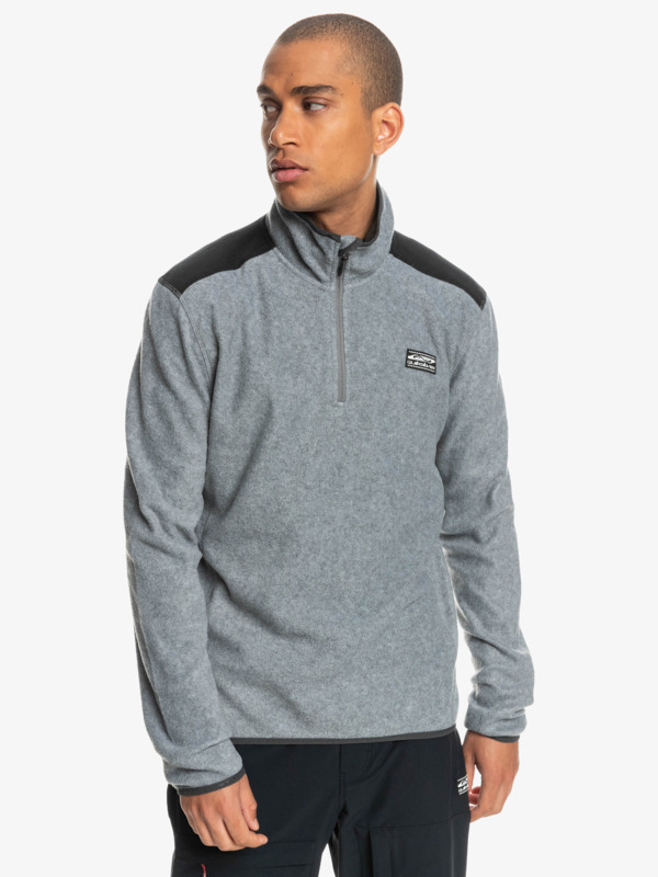 Quiksilver mikina Aker Hz Fleece heather grey Velikost: M