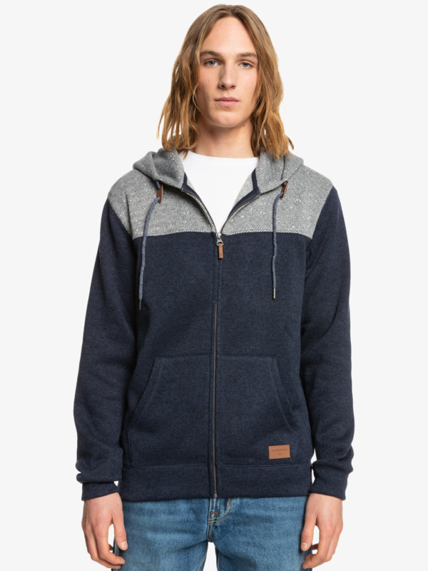 Quiksilver mikina Keller Block Zip parisian night Velikost: M