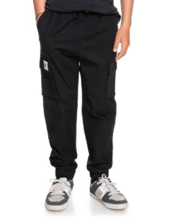 Quiksilver nohavice Back To Cargo Pant Youth black Velikost: 8