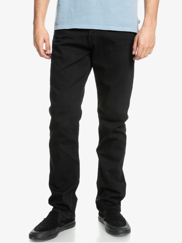 Quiksilver džíny Aqua Cult Black Black Velikost: 36-32