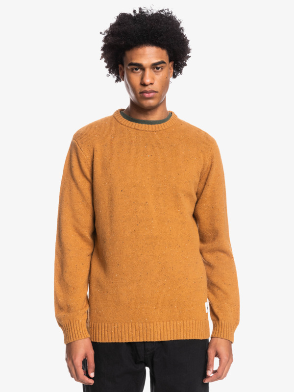 Quiksilver svetr Neppy Sweater brown sugar Velikost: XXL