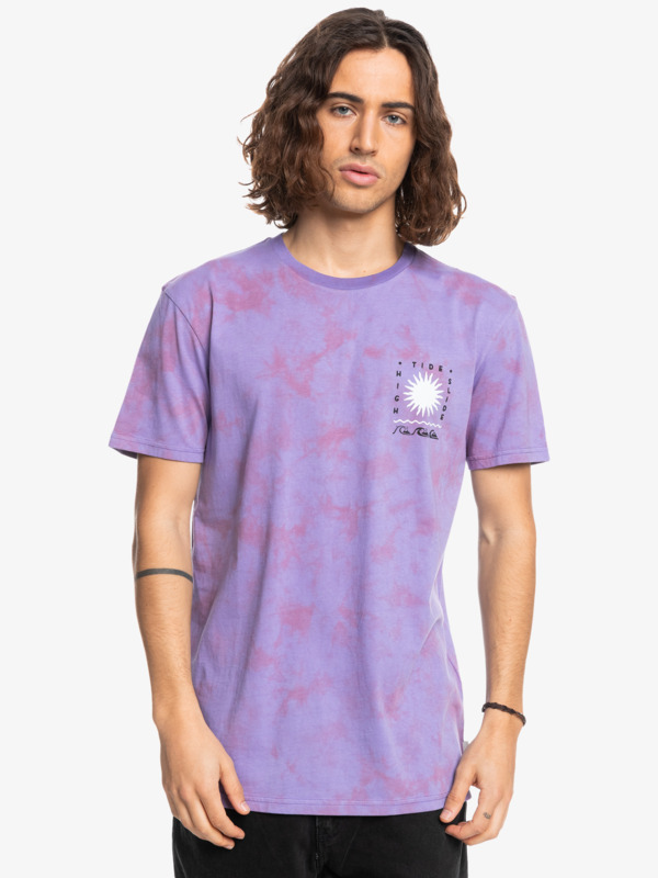 Quiksilver tričko High Tide Slide SS dusty orchid Velikost: XXL