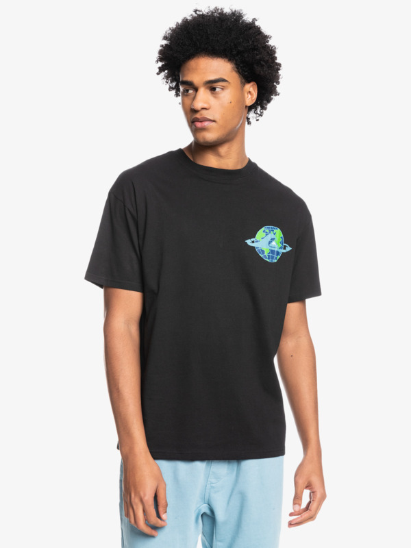 Quiksilver tričko Ocean Made 2 black Velikost: M