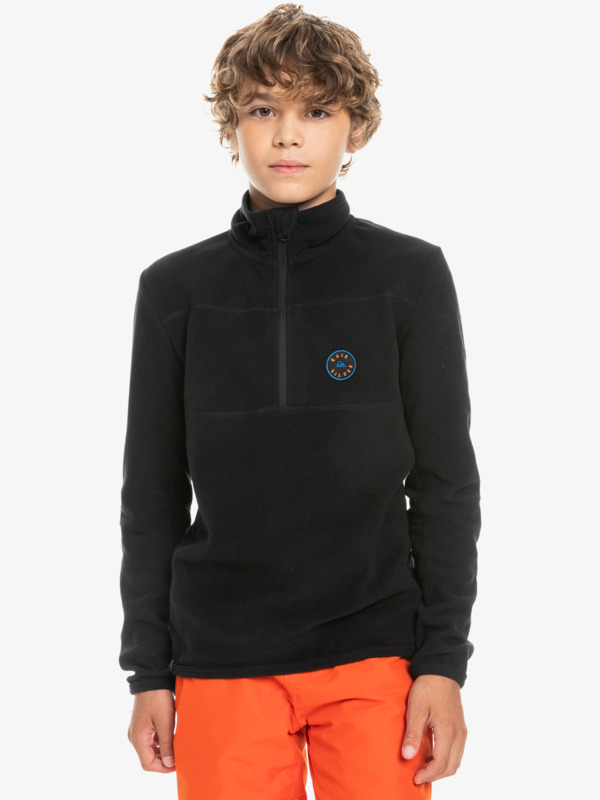 Quiksilver mikina Aker Hz Youth Fleece black Velikost: 12