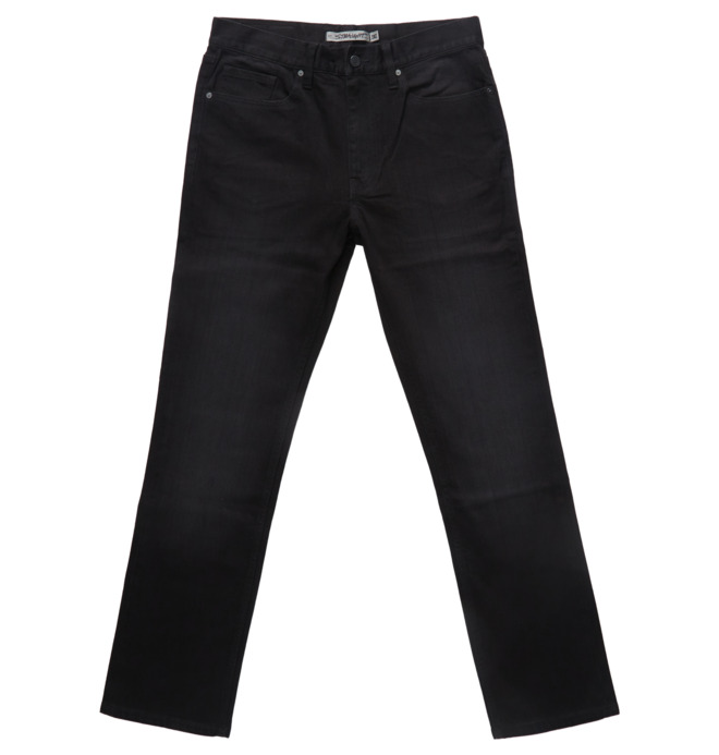 DC džíny Worker Straight Denim Sbw black Velikost: 38-34