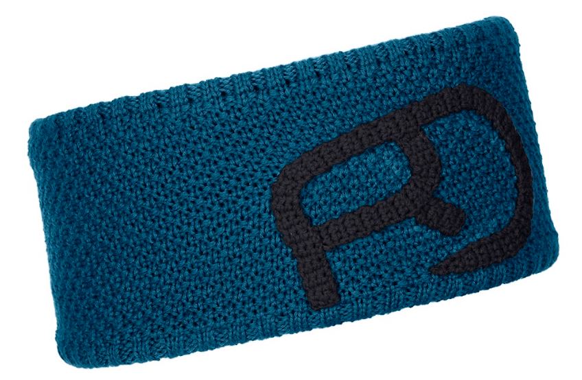 Ortovox čelenka Rock 'N' Wool Headband M petrol blue Velikost: M