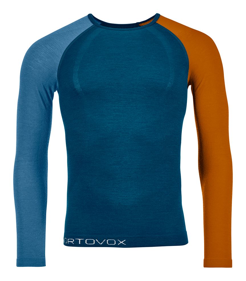 Ortovox tričko 120 Comp Light Long Sleeve M petrol blue Velikost: L