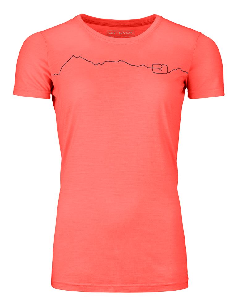 Levně Ortovox tričko 150 Cool Mountain Ts W coral