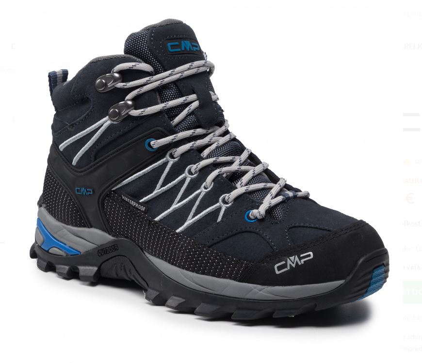 CMP obuv Rigel Mid Trekking Shoe Wp blue cemento Velikost: 42