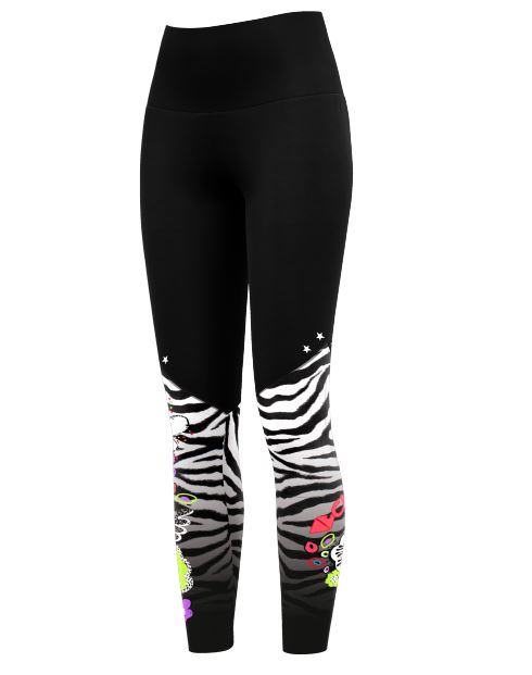 Crazy Idea legíny Fuseaux Kinsej doodles Velikost: M