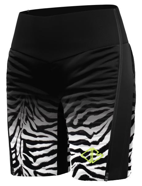 Crazy Idea šortky Short Oxygen black zebra Velikost: M