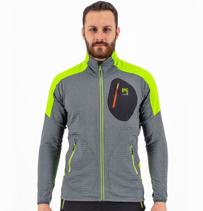 Karpos mikina Puez slate/lime Velikost: XL