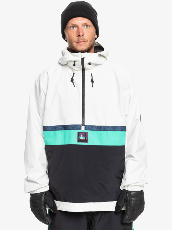 Levně Quiksilver bunda Steeze snow white