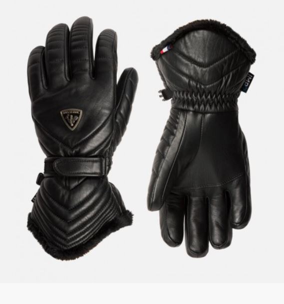 Rossignol rukavice W Select Lth Impr G black Velikost: S