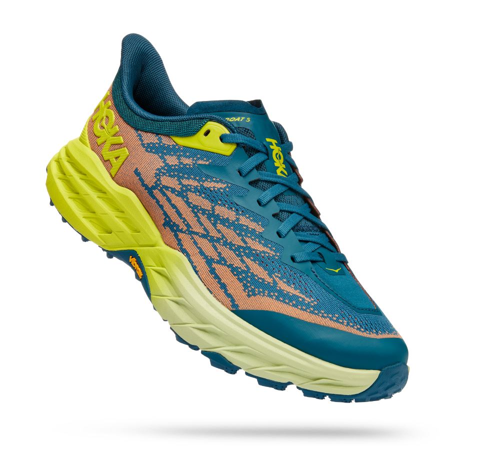 Hoka One One obuv Speedgoat 5 Wide blue coral/evening primrose Velikost: 11