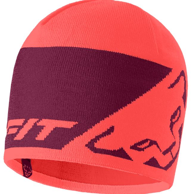 Dynafit čiapka Leopard Logo Beanie hot coral Velikost: UNI