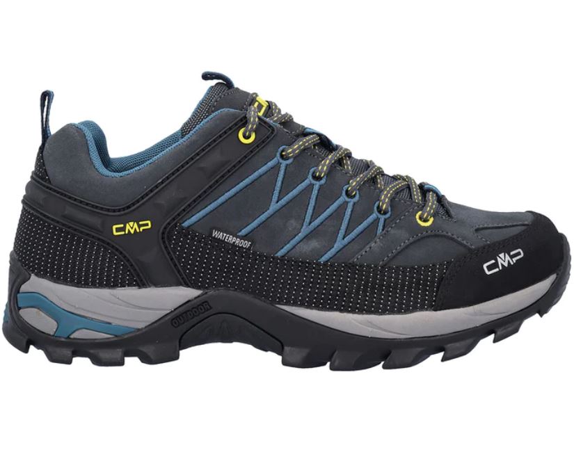 Levně CMP obuv Rigel LowTrekking Shoe Wp anthracite/deep lake