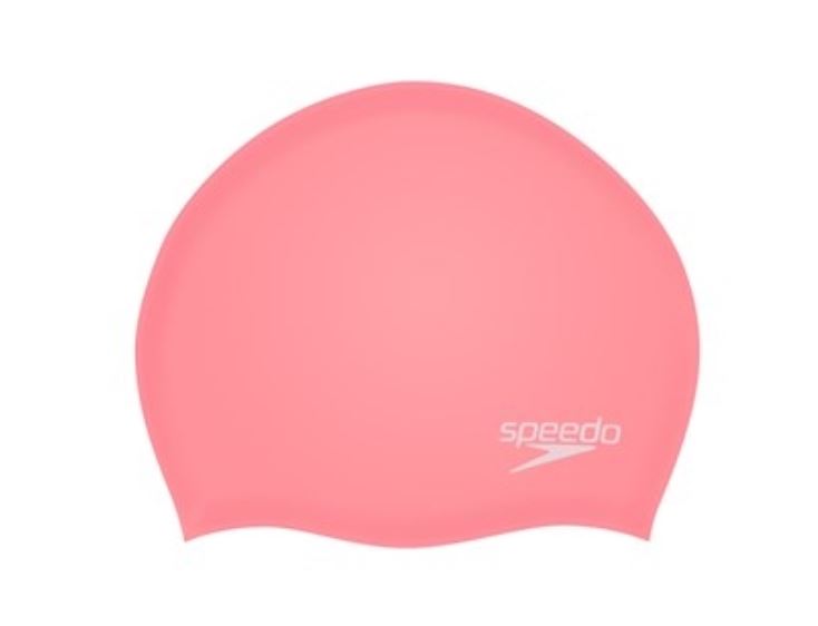 Speedo čepice Plain Moulded Silicone Cap neon fire Velikost: UNI