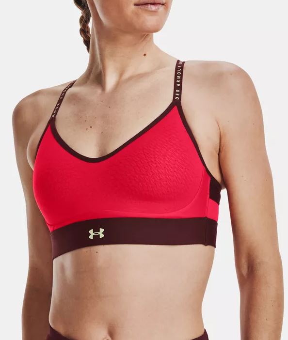 Levně Under Armour podprsenka Infinity Low red