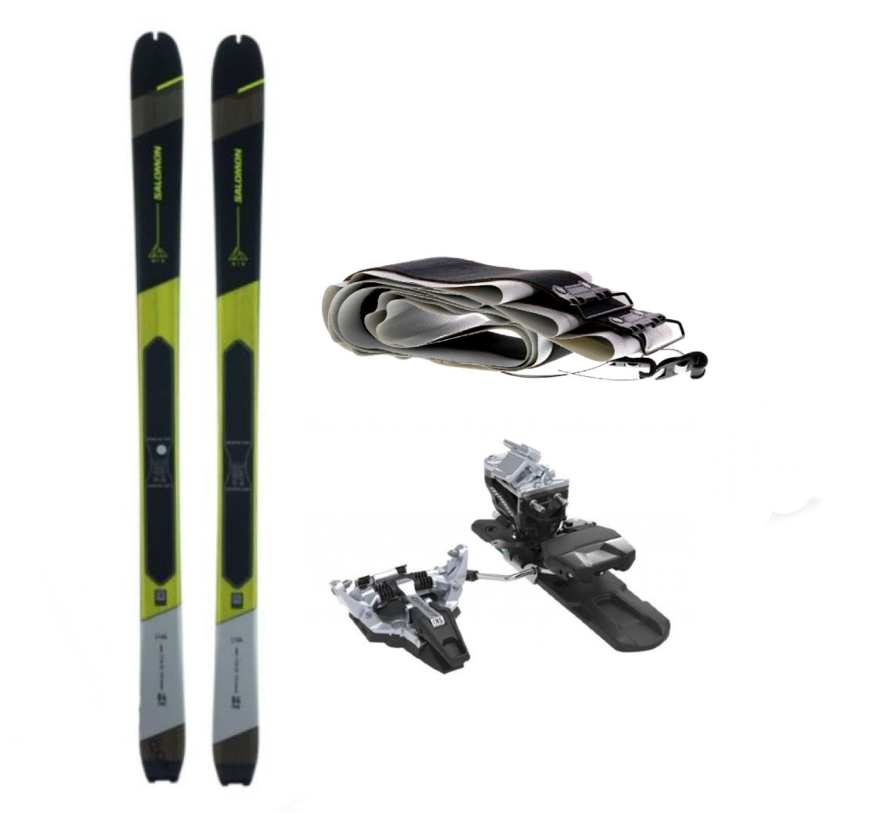 Levně Set Salomon Mnt 84 Pure 22/23 156 + Dynafit Radical LT + Skins