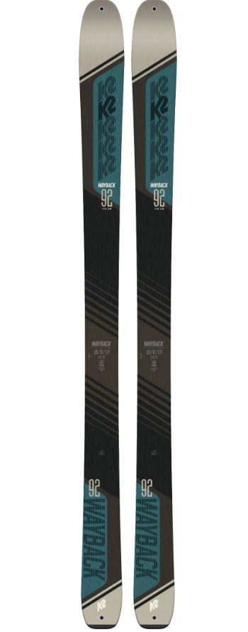 Levně K2 lyže Wayback 92 22/23 black/blue