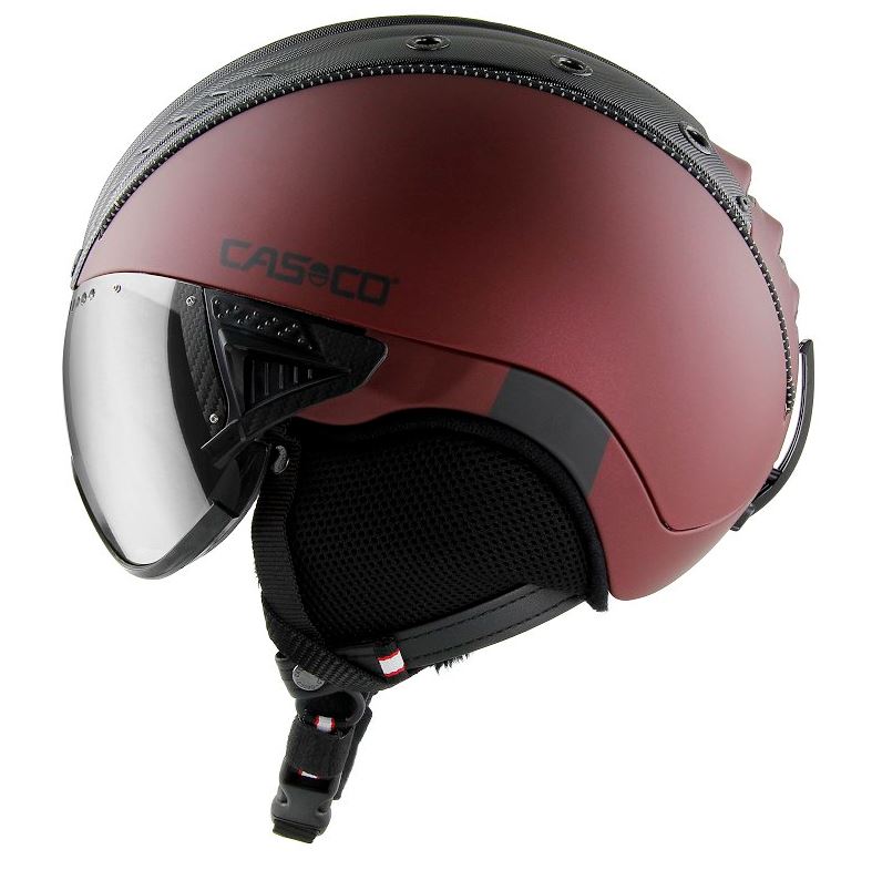 Levně Casco helma SP-2 Carbonic Visor 22/23 red