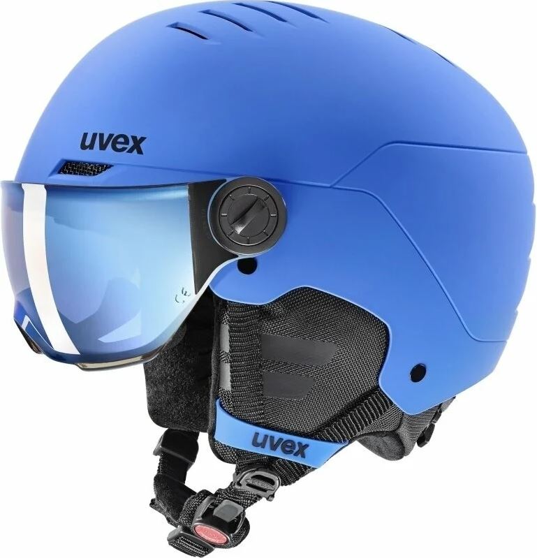 Uvex helma Rocket Visor 22/23 blue matt Velikost: 51-55