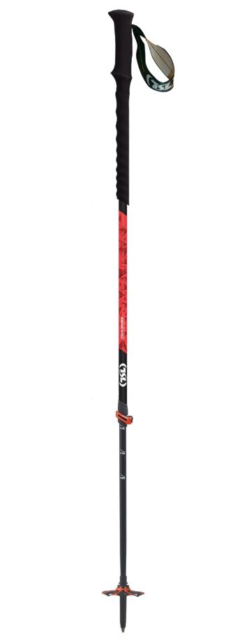 TSL hole Tour Carbon/Alu 2 Cross Twist (105-140cm) black/red Velikost: UNI