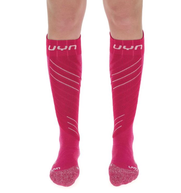 Levně Uyn ponožky Woman Ski Comfort Fit Socks pink/white