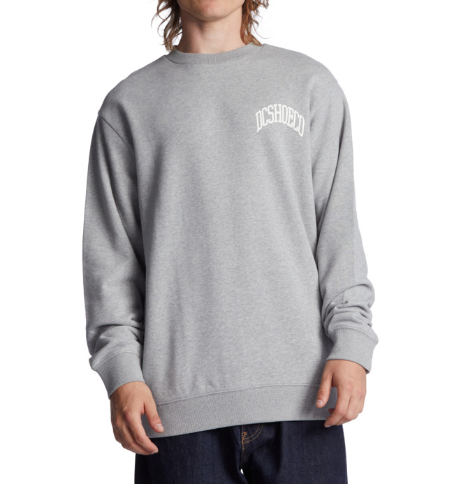 DC mikina Jaakko Crew heather grey Velikost: M