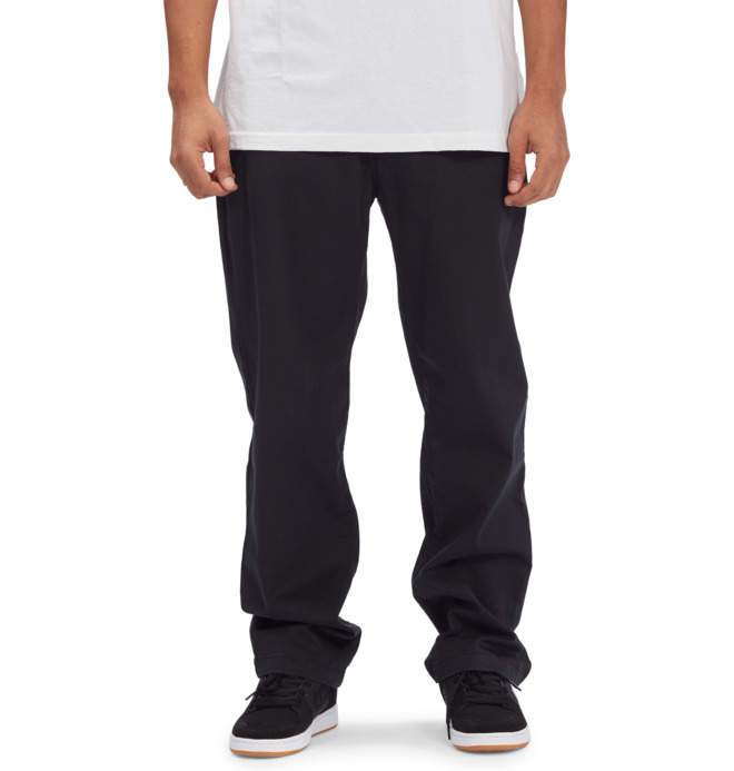 DC kalhoty Worker Relaxed Chino Pant black Velikost: 32-32