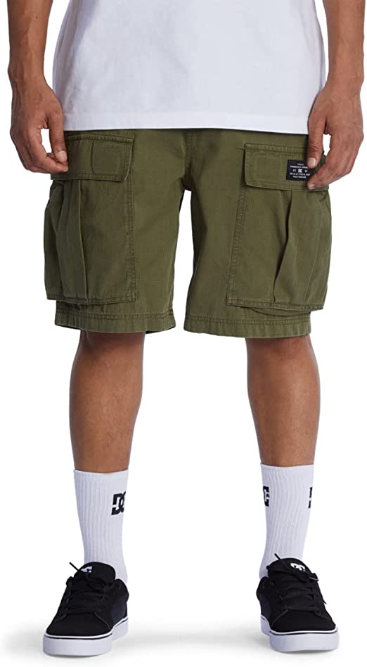 Levně DC šortky Tundra Cargo Short ivy green